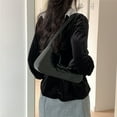 thumbnail image 6 of Yucurem Sweet Bow Shoulder Bag Y2k Purse Fashion Handbag Trendy Underarm Bag (Black) Fashion shoulder bag (Black), 6 of 10