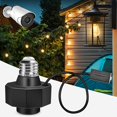 thumbnail image 2 of HLONK 2Pack Light Socket Outlet Adapter with USB Port  Light Socket for Use with Smart Bulbs Bulb Socket Extender Compatible with Wyze Cam v3  Mini LED Light Strips 5V 1.5A, 2 of 6
