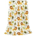Zufioo Tiger Lion Fleece Blanket Queen Size,Plush Bed Blanket,Ultra