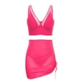 thumbnail image 1 of Traje de baño para mujer, moda para mujer, sin mangas, sólido, bikini, traje de baño push-up, acolchado, traje de baño, conjuntos de blusa, trajes de baño para mujer, 1 of 3