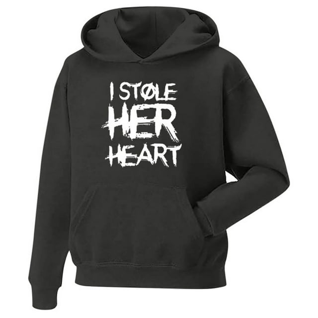 Festive Valentine's Couples Matching Hoodie Set Cozy Pullover Sweatshirt Holiday Outfit for Him