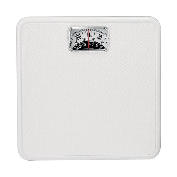 Taylor Precision Products White Square Mechanical Bath Scale
