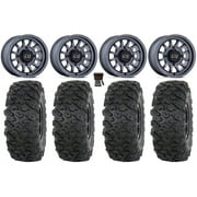 Black Rhino Rapid 15" Wheels Gm 35" Roctane T4 Tires Kawasaki Teryx Mule