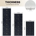 thumbnail image 4 of Dark Blue Sun Moon Star Pattern Kitchen Rugs Sets Of 3,Kitchen Runner Rugs Non Skid Washable,Decorative Kitchen Floor Mats for Kitchen,Sink,Laundry,17"x30"+ 17"x47" + 17"x59", 4 of 6