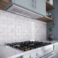 thumbnail image 2 of Streamline 36 in. Melisurgo Convertible Insert Range Hood in Brushed Stainless Steel with Baffle Filters, Push Button Control, LED Lights, 2 of 9