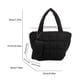 thumbnail image 2 of Bolso de mano acolchado para mujer de CHAXIN, ligero y acolchado, de gran capacidad, con un pequeño bolso colgante., 2 of 8