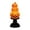 B, variant on Handheld Arch Frame Pumpkin Lights LED Night Light, Triple Stacked Jack O Lantern Flameless Candle Decor Lamp, Portable Fall Halloween Table Atmosphere Ornament