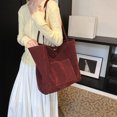 thumbnail image 2 of Bolsos Y Bolso Mujer Gamuza Sólido para Viajar Por, 2 of 9