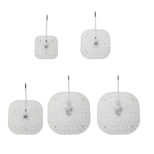 Lámpara 5 uds. Módulo 48LED 24W fuente magnética reemplazar luces de techo (luz blanca)