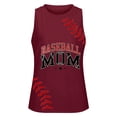 thumbnail image 3 of yunLCZ Square Neck Tank Top Baseball Shirt Women Baseball Mom Tank Tops Graphic Tee Cute Workout T Shirts Casual Summer Sleeveless Vest Summer Sleeveless Tops, 3 of 3