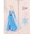 thumbnail image 3 of Disney Frozen Toddler Girls' Zip-Up Hooded Sweatshirt Elsa Peach, 3 of 4