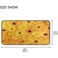 thumbnail image 3 of Dreamtimes 39x20 Inch Area Rug Sunflower Flowers Door Mat Washable Non-Slip Throw Floor Carpet Comfort Standing Mat for Kitchen, Floor, Office, Sink, Laundry, 3 of 6
