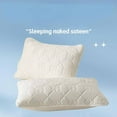thumbnail image 4 of Standard Size Pillow Protector Set of 2, Polyester Pillowcase Covers with Zipper Closure, Breathable, Hypoallergenic, and Water-Resistant for Bedding Protection in White, 4 of 7