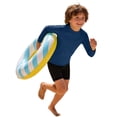 thumbnail image 3 of TGPMGRZ Kids Long Sleeve Rash Guard Boys Swim Shirt UV Protection Sun Shirts Swimwear Tops Activewear Navy 3-4 Years, 3 of 5