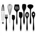 thumbnail image 3 of 10PCS Silicone Spatula Set With 600°F Heat Resistant, Kitchen Silicone Spatula Utensil Set Rubber Spatulas For Nonstick Cookware For Cooking Baking Mixing, 3 of 8