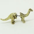 thumbnail image 3 of Latest Fashion Cute 3D Dinosaur Pierced Stud Earring (Bronze), 3 of 4