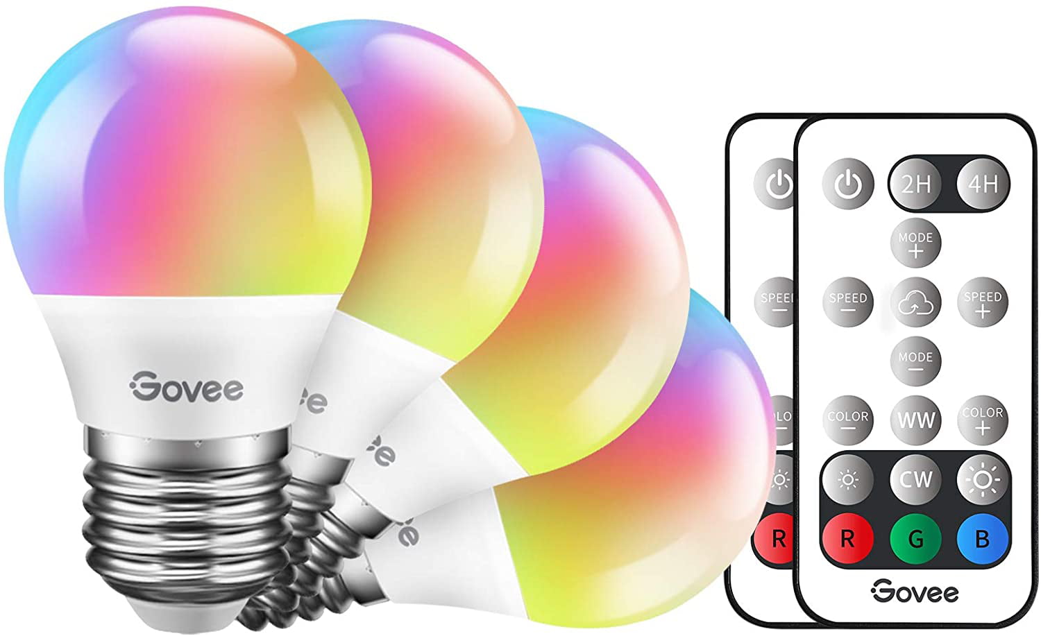 RGB Mood Ambiance Lighting 4 Mode and 16 Color Choice,3PCS Dazlii LED Color Changing Light Bulb with Remote 3W Equivalent 280LM Dimmable Color Spotlight