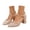 Gold, variant on Women's High Heel Ankle Strap Closed Toe Dress Shoes for Wedding Party Occasions