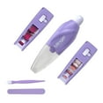 thumbnail image 2 of Blinger – Stylo pour ongles – Chevron et paillettes roses, 2 of 2