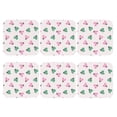 thumbnail image 2 of Lsque Flower on ladybirds Pattern 4" Drink Coasters Set of 6, Leather Absorbent Coasters, Table Coaster Set Decorative Coffee Cup Coasters Housewarming Gift,Square, 2 of 7