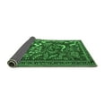 thumbnail image 2 of Ahgly Company Indoor Round Animal Emerald Green Traditional Area Rugs, 3' Round, 2 of 4