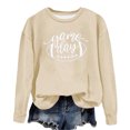 thumbnail image 4 of Wancir Womens Football Printed Casual Long Sleeve Round-Neck Blouses Hoodies Sweatshirts, 4 of 4