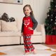 thumbnail image 3 of Conjunto de pijama navideño para padres e hijos con estampado de cabeza de ciervo de Europa y Estados Unidos, nuevo pijama de manga larga para Halloween en casa de Amazon, 3 of 5