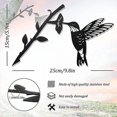 thumbnail image 2 of Colibrí de acero JM Decoración rústica del patio Pájaros de metal, 2 of 5