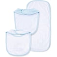 thumbnail image 2 of Little Me Baby Boy Newborn Bib and Burp set, Blue/Multi, One Size, 2 of 5