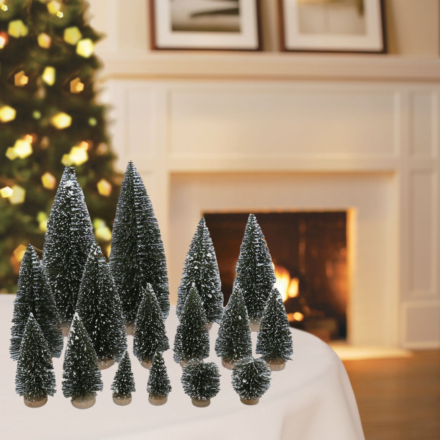 ENSEMBLE D’ARBRES POUR VILLAGE DE NOËL ENSEMBLE D’ARBRES POUR VILLAGE DE NOËL 0.3(KG)