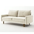 thumbnail image 5 of Koby Home Sectional Sofa Sleeper Couch 3-Seater Sofas 70" Couches for Living Room Sand Beige, 5 of 7