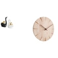 thumbnail image 1 of Elegantes Figuras De Pareja De Cisnes Con Reloj De Pared De Madera Maciza, Adorno Creativo De Mesa, Artesanía Decorativa, Regalo Silencioso Que No Hace Tictac Para La Entrada Del Restaurante,, 1 of 8