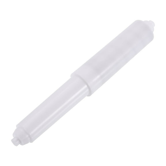 Toilet Paper Holder, 4-3/4"-6-1/8" PP Plastic Spring-Loaded Rod, White