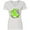 AA-White, variant on Love, Care, Cure Lymphoma Awareness Lime Green Ribbon Hearts Women's V-Neck T-Shirt