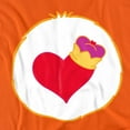 thumbnail image 3 of Care Bears Cousins Brave Heart Lion Belly Kids T Shirt for Youth Boys and Girls, Orange, Large, 3 of 3
