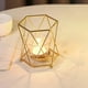 thumbnail image 3 of Cilindro de candeliere Tealight de oración Portavasos para boda de cumpleaños salón Hogar , Oro 10x9x11cm Colco Portavelas candelita, 3 of 8