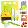 thumbnail image 1 of Juego de cuchillos Salufo Safe para niños con herramientas de limpieza, 14 unidades, 1 of 6