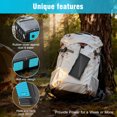thumbnail image 3 of Power Bank Wireless Charger 68800mAh Built in Hand Crank and 4 Cables 15W Fast Charging Power Bank 7 Outputs & 4 Inputs Solar Portable Charger, Sos/Strobe/Strong Flashlights, Compass(Blue), 3 of 8