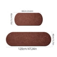 thumbnail image 3 of Diatomaceous Earth Absorbent Mat, 2 Pack Water and Oil Absorbing Quick Dry Non Slip Kitchen Bathroom Entryway Rug, Multicolor, 16x24 and 16x47 Inch, 3 of 7