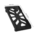 thumbnail image 2 of CRILSTYLEO Computer Tower Stand Mobile CPU Stand Black 1Pcs for Home Use Back to School, 2 of 8