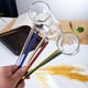 thumbnail image 5 of Cucharas agitadoras de vidrio, cucharillas transparentes, cóctel de leche, bebidas frías, cuchara mezcladora, cuchara de helado para Bar, fiesta de banquete MFZFUKR BST3016614-4, 5 of 5