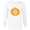 White, variant on Marvel Captain America Pumpkin Jack-O'-Lantern Halloween - Long Sleeve T-Shirt for Men - Customized-White