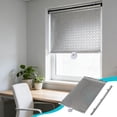 thumbnail image 6 of Retractable Sun Shade Roller Blind Protection Heat Blocking Window Cover For Indoor Outdoor Use Roller Shade For Kitchen Bathroom Office Car Window, 6 of 6