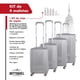thumbnail image 2 of Set de Maletas de Viaje Con Ruedas 4 Pzs Sky Travel Premium Policarbonato plateado 030, 2 of 8
