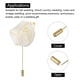 thumbnail image 5 of Ramilletes de rosa Unique Bargains 6 Pcs para Boda Blanco puro, 5 of 5