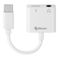 thumbnail image 1 of Adaptador USB C A 3,5 mm y carga Steren USB-459, 1 of 5