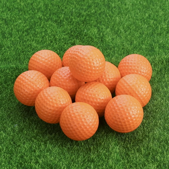 Worgeous Golf Training Equipment Golfballs Orange Pu 12Pcs 1.6Inch