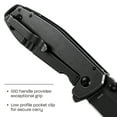 thumbnail image 4 of CRKT Squid XM Everyday Carry Assisted Folding Knife with Frame Lock: D2 Plain Edge Blade, G10 Handle, Pocket Clip, 2495K, 4 of 5