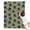 Green Bigfoot Pattern, variant on Green Bigfoot Pattern Blanket,Comfortable Soft Flannel Throw Blanket,All Season,Warm Lightweight Blankets for Sofa Bed Couch Living Room Chair,30"x40"