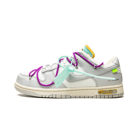 NIKE MENS Dunk Low "Off-White - Lot 21" DM1602 100 DM1602 100 from Stadium Goods